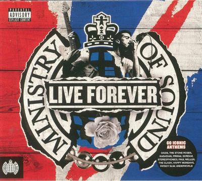 CD РАЗЛИЧНЫЕ Live Forever MOSCD516 Ministry Of Sou 2018 UK Рок Б/у