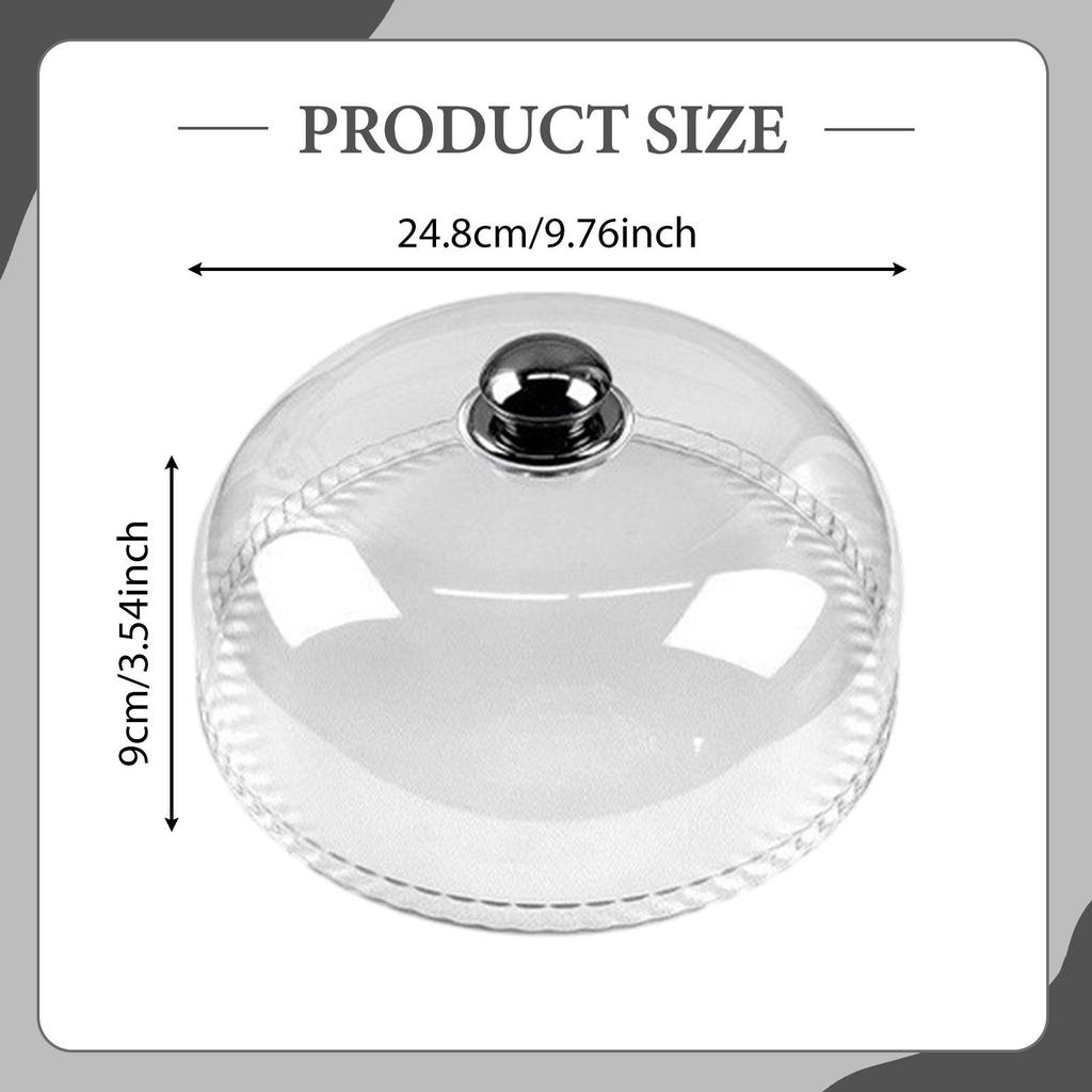 Крышка-купол для еды с ручкой Подарки Купол для торта для мероприятий Обеденный стол Кейтеринг Круглая крышка для торта с ручкой Сохраняйте вашу еду свежей