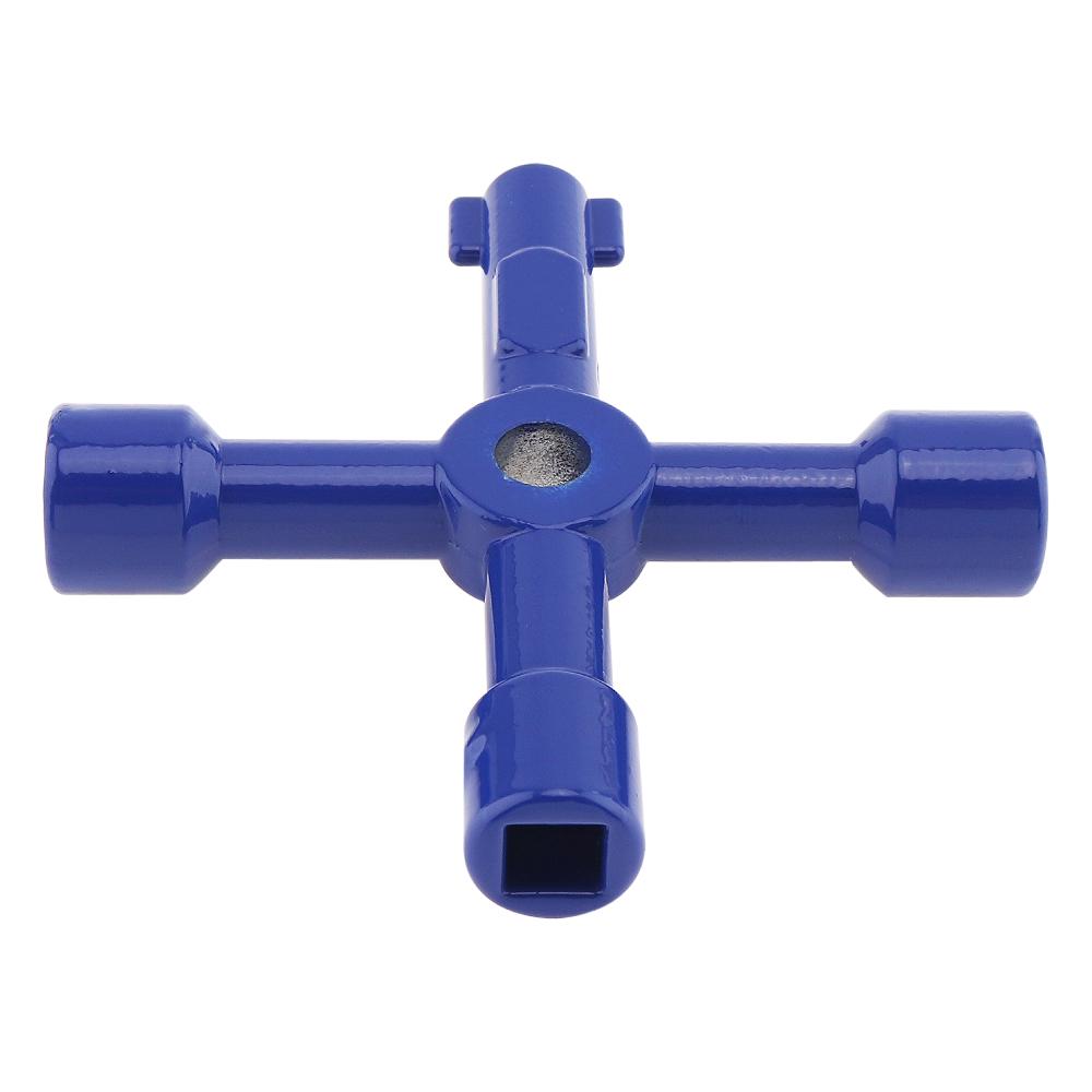 Многофункциональный ключевой ключ 4 в 1 Универсальный внутренний крестообразный треугольный сантехнический ключ