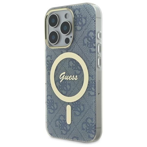 Guess Guhmp16Lh4Stb Iphone 16 Pro6.3 Niebieski/Blue Hardcase Iml 4G Magsafe