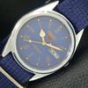 ЯПОНСКИЕ ВИНТАЖНЫЕ ОТРЕМОНТИРОВАННЫЕ МУЖСКИЕ АВТОМАТИЧЕСКИЕ ЧАСЫ SEIKO 5 6309A С СИННИМ ЦИФЕРБЛАТОМ a442157-1