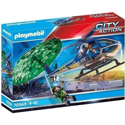 Playmobil 70569 Полицейский вертолет и парашютист, City Action, Полицейские, От 4 лет