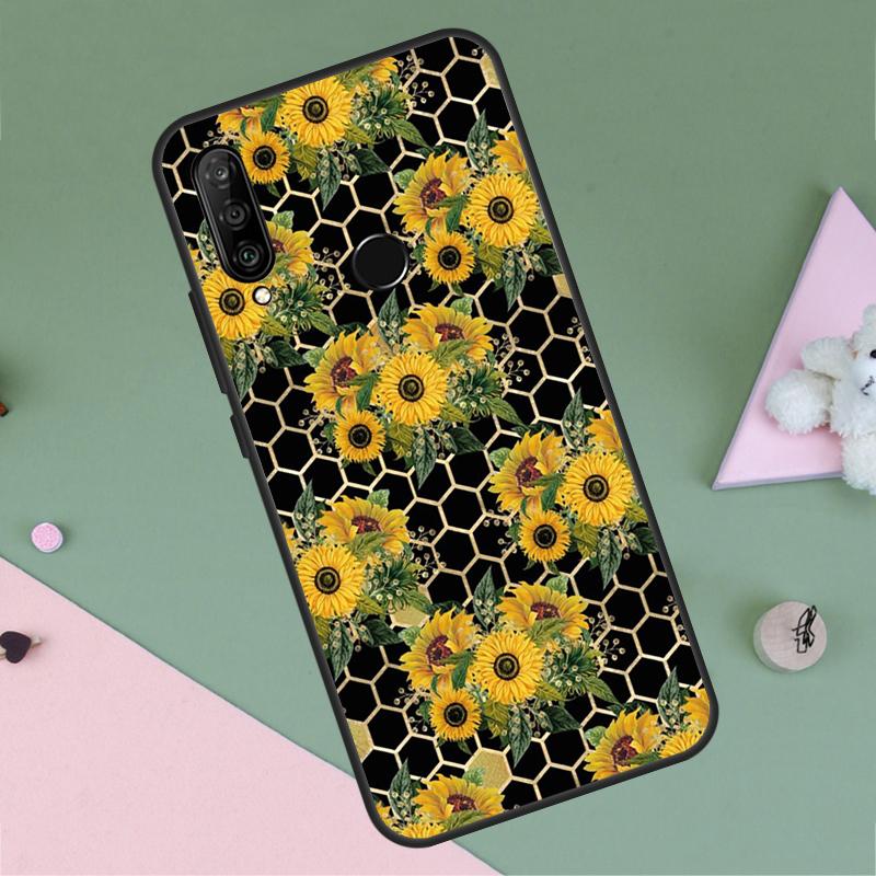Красивый Желтый Подсолнух Для Huawei P30 P40 Lite P60 Pro Nova 7i 8i 11i 12i 12s 10 9 SE Y90 Y60 Y70 Y72 Y61 Y91 Чехол