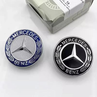Для автомобиля Mercedes Benz Логотип двигателя Металлический Плоский Значок на капот Передний Значок Аксессуары Для Mercedes Benz AMG W204 W205 W203 W211 W212