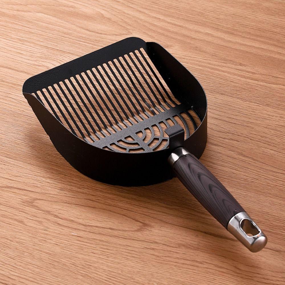 Deep Shovel Cat Litter Scoop Stainless Steel Toilet Garbage Picker Pet Cleaning