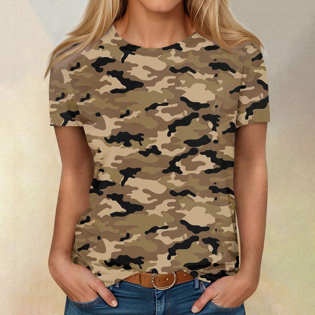Рубашки с коротким рукавом для женщин, милые топы, футболки с принтом, блузки, повседневные базовые топы больших размеров, пуловеры