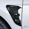 2Pcs Car Shark Gills Sticker Side Fender Vent Modified Hood Air Outlet Sticker For BMW M X1 X2 X3 X4 X5 X6 3 5 M2 M3 M4 M5 M6 M7 FY3