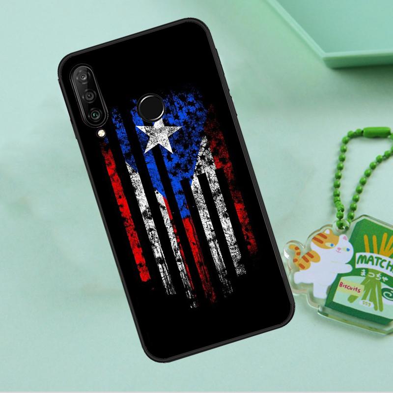 Флаг Пуэрто-Рико для Huawei Nova Y90 Y70 Y60 Y61 Y91 Y72 9 10 SE 12i 12s 11i 5T P60 Pro P20 P30 P40 Lite Чехол