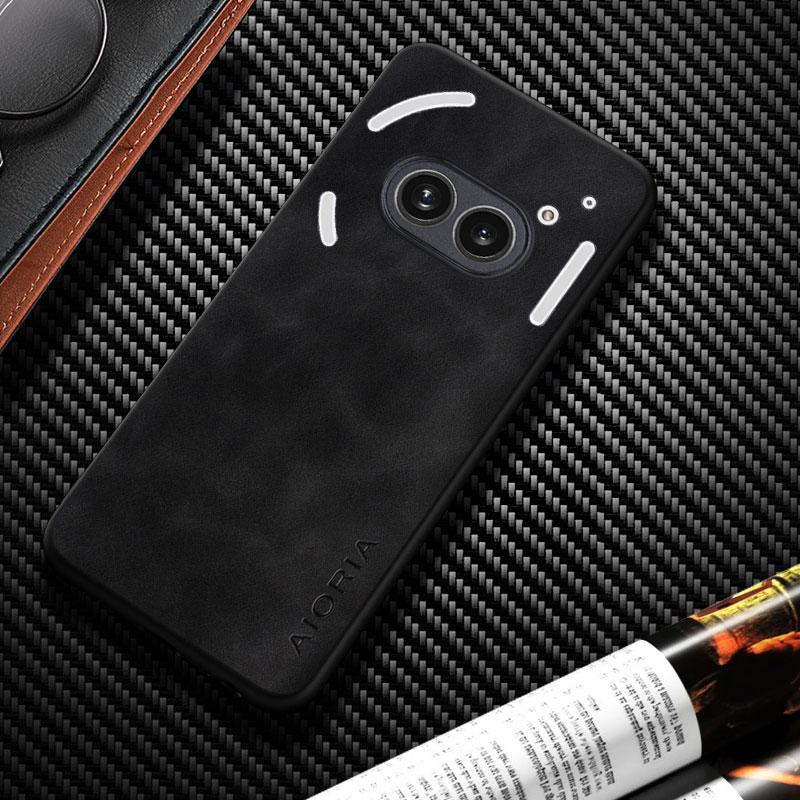 Чехол для телефона Nothing Phone 2A 2 1, шелковистый, устойчивый к отпечаткам пальцев, прочный кожаный чехол для телефона Nothing Phone 2a, чехол Funda Capa