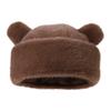 7-15 Years Old Kids Thick Soft Warm Thermal Daily Use Party Travel Bear Ear Faux Fur Beanie Hat