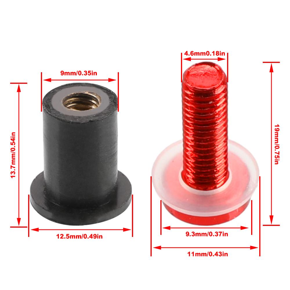 Fastener Nuts Windscreen Windshield Screw Mounting Bolts Motorcycle FOR BMW S1000R S 1000 RR XR R 850 900 R RT R1250GS HP F900XR