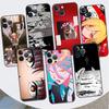 Чехол для телефона Chainsaw Man Girl для iPhone 11 13 Pro Max 12 Mini 7 8 Plus SE 2020 X XS 6 6S 5 5S Мягкий силиконовый чехол-накладка