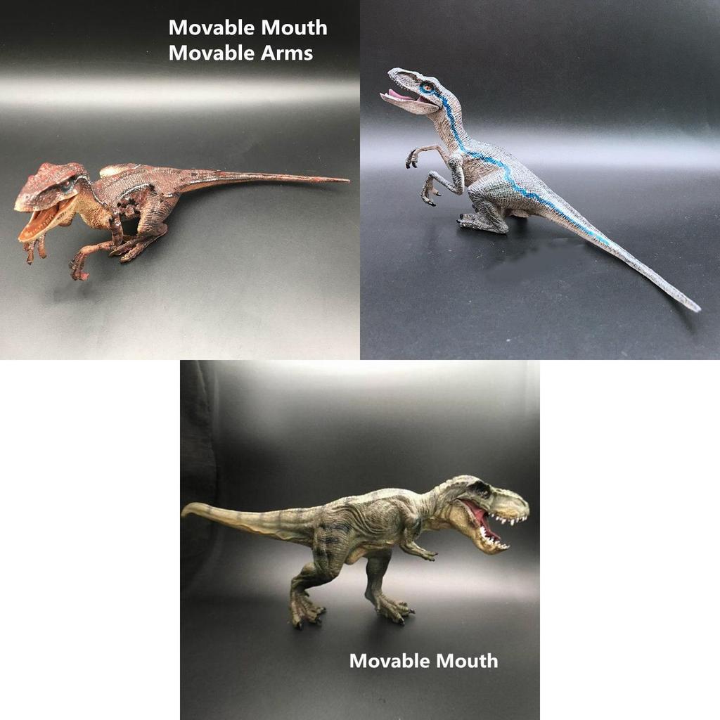 Classic Appeal 2018 Blue Velociraptor Figure With Movable Features For Action Figure Collectors