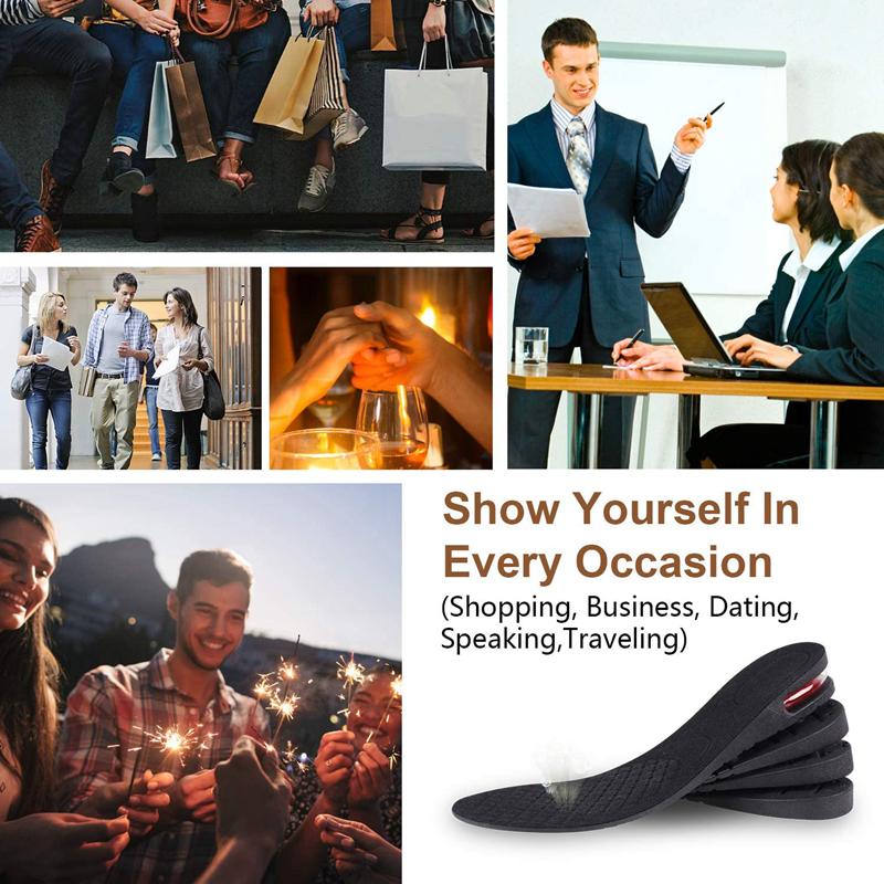 № 8 стельки для увеличения высоты, воздушная обувь, подушка, вставки для подъема высоты, мужские и женские стельки 3-9 см с регулируемой высотой, регулируемая подушечка для ног