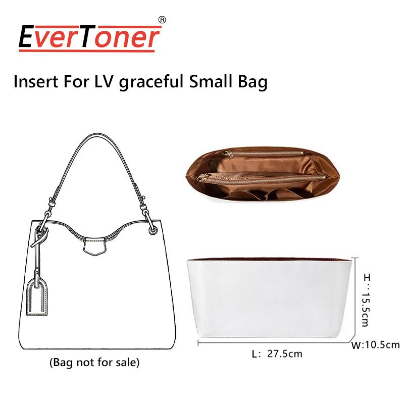 EverToner Large Capacity Waterproof Inner Bag for L graceful Bag DuPont Paper Cosmetic Pouch Storage Organize Liner Bag