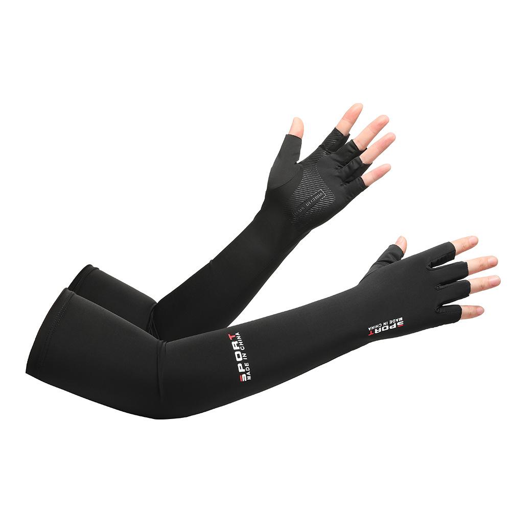 Sunscreen Ice Sleeves for Men and Women Non Slip Driving  Non Slip Cycling Bicycle  Mountain Climbing Tourism Anti Ultraviolet Sleeves