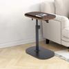 C-Shaped Side Table, Adjustable Height & Swivel Tilt, End Table for Living Room, Small Coffee Table - 360° Rotating, 320° Flip