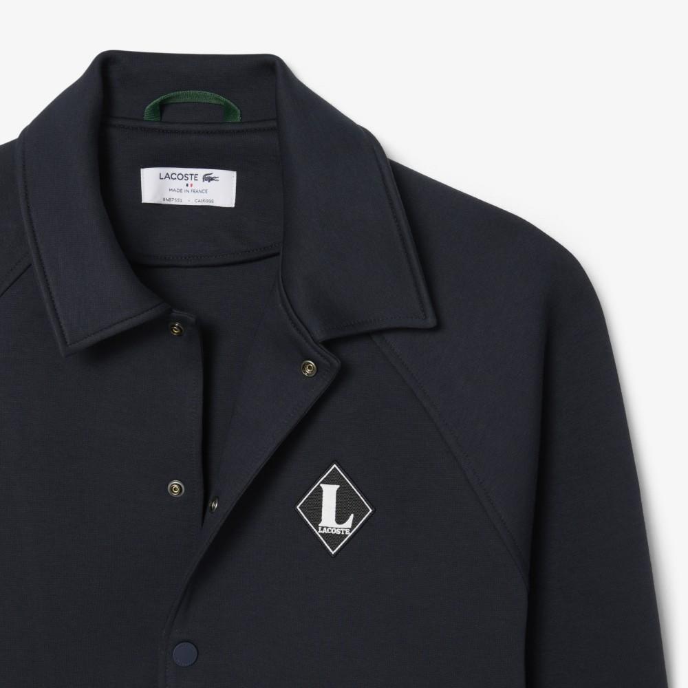 [lacoste] Men's L Badge Raglan Sleeve Collar Sweat Jumper BH0721-56G350
