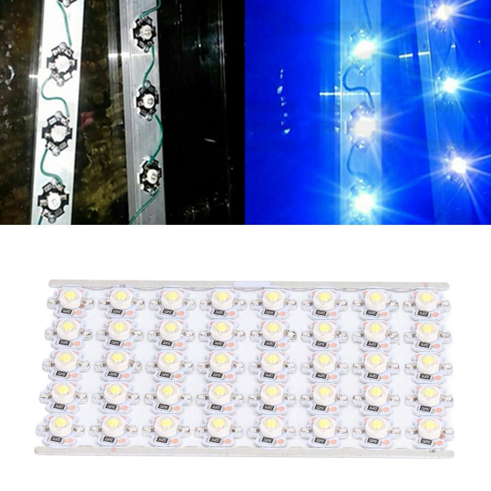 40pcs 1W LED Lamp Beads 12V Light Source Chip Durable LED Chip Bulb Automotive Lighting