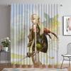 Curtains for Living Room Curtain for Room 2 Panel Female Elf Home Interior Curtains Shades Halloween Decoration Partition Camera