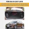 Износостойкий коврик в багажник из ПУ кожи для Kia K4 2017 2018 2019, на заказ, автомобильные аксессуары, украшение автоинтерьера