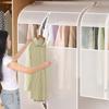 Пластиковый пылезащитный чехол для одежды Прозрачный мешок для хранения в шкафу Подвесной мешок для одежды для дома
