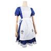 Game Alice Madness Returns Cosplay Costume Halloween Maid Dresses Apron Dress For Women Anime Girls Carnival Dress Up Party