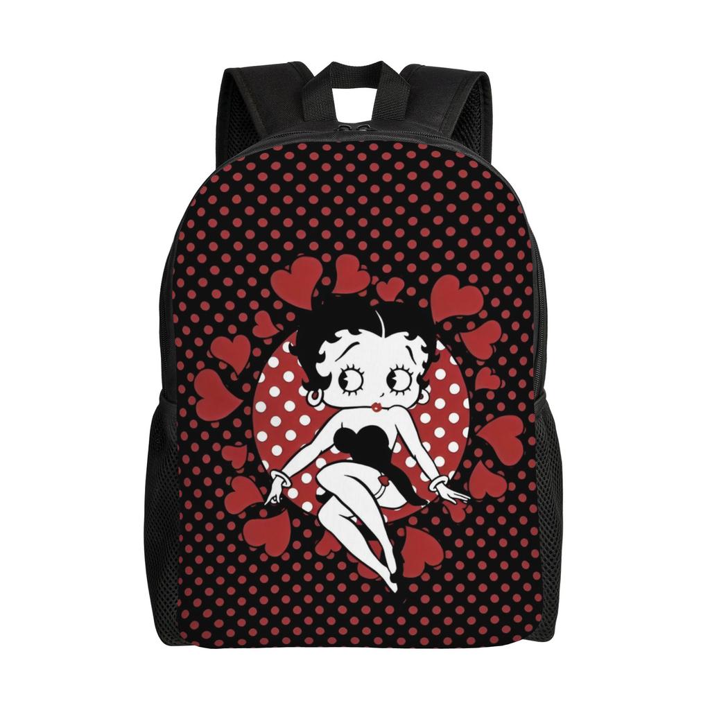 Милый подростковый рюкзак B-Betty Boops Спортивный Школьный Рабочий Daypack для Мужчин Женщин Сумка через плечо для ноутбука