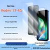 Закаленное стекло RedMi 17 HD: Прозрачный, На весь экран, Защита от подглядывания.