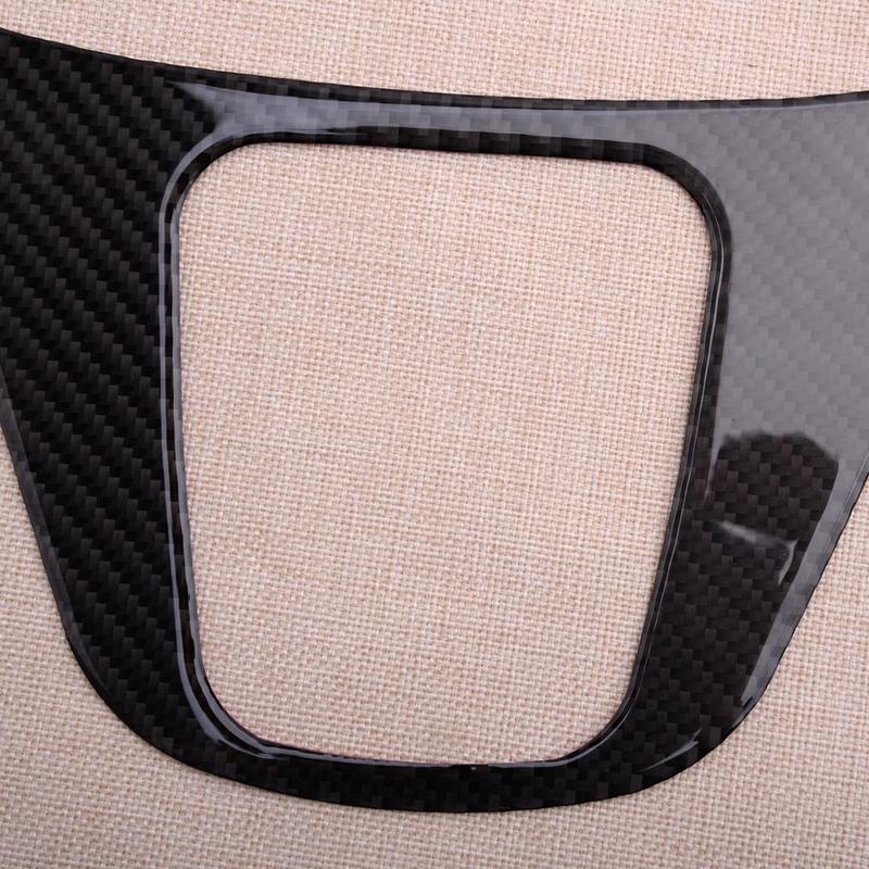 Carbon Fiber Interior Gear Shift Box Cover Trim Frame Sticker Fit For Honda CRV CR-V 2007-2011