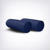 Universal Suede Car Seat Neck and Lumbar Support Pillow Pair