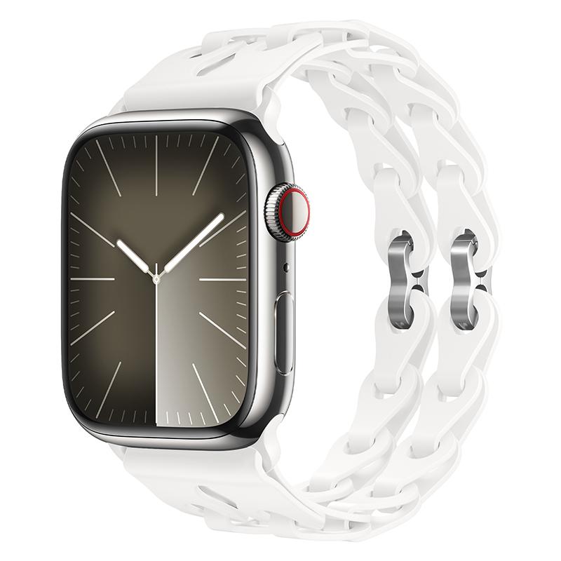 Силиконовый ремешок для Apple Watch band 45мм 44мм 49мм 40мм 41мм 38мм 42мм ремень correa Браслет iWatch ultra 2 Series 9 8 7 6 5 3 Se