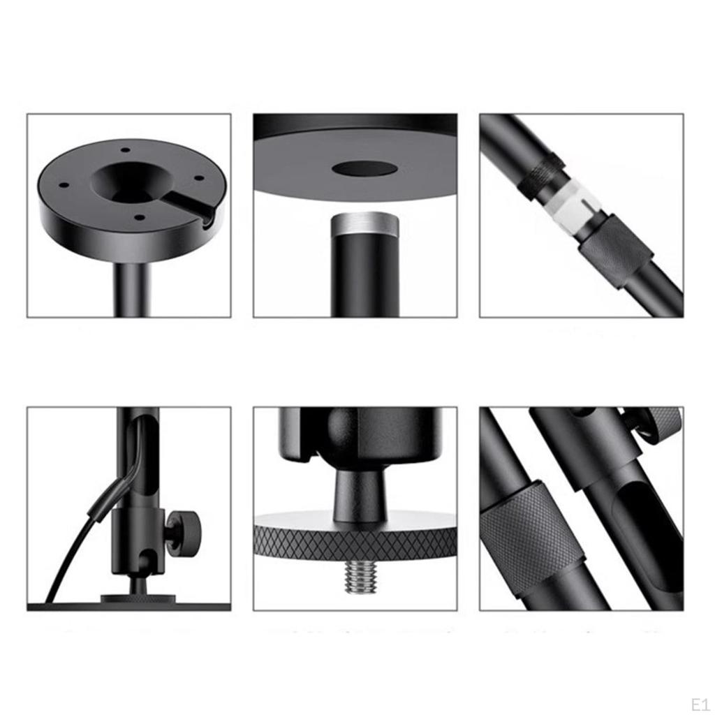 Потолочное крепление Стойка Вращение 360° Стабильная Регулируемая длина Монтажный кронштейн Подвес для спальни Дома