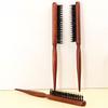 1PC Of Wooden Mouse Tail Comb Tear Comb For Hair Segmentation For edge Control Combing Back Smoothing And Fluffiness