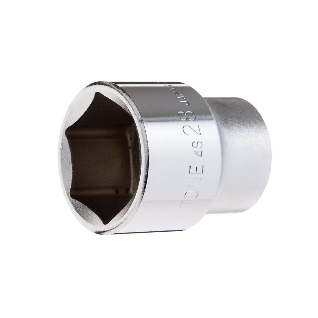 TONE Socket Drive Angle Width Across Flats 28mm (Hexagonal) 4S-28 12.7mm (1/2")