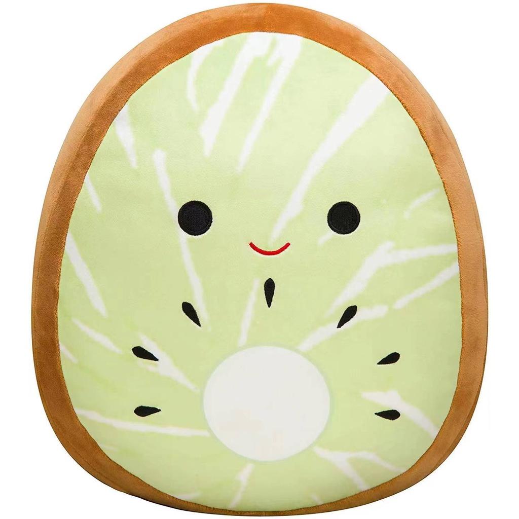 Плюшевая кукла Squishmallows, подушка Санта-Клауса с грибами, плюшевая кукла, Саламандра, Радуга, киви, пустышка для ребенка