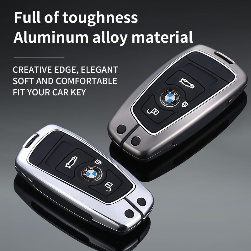 Hot 2025 Metal Car Key Case Cover for BMW 520 F10 F30 F18 118i 320i 1 3 5 7 Series X3 F25 X4 M3 M5 Keychain Bag Shell Accessorie