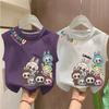 Children's T Summer Boys' and Girls' Cute Vest Tops