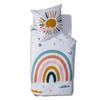 Housse De Couette - Arc En Ciel De Douceur - 140 X 200 Cm - 1 Taie - 100% Coton - Oeko-Tex®