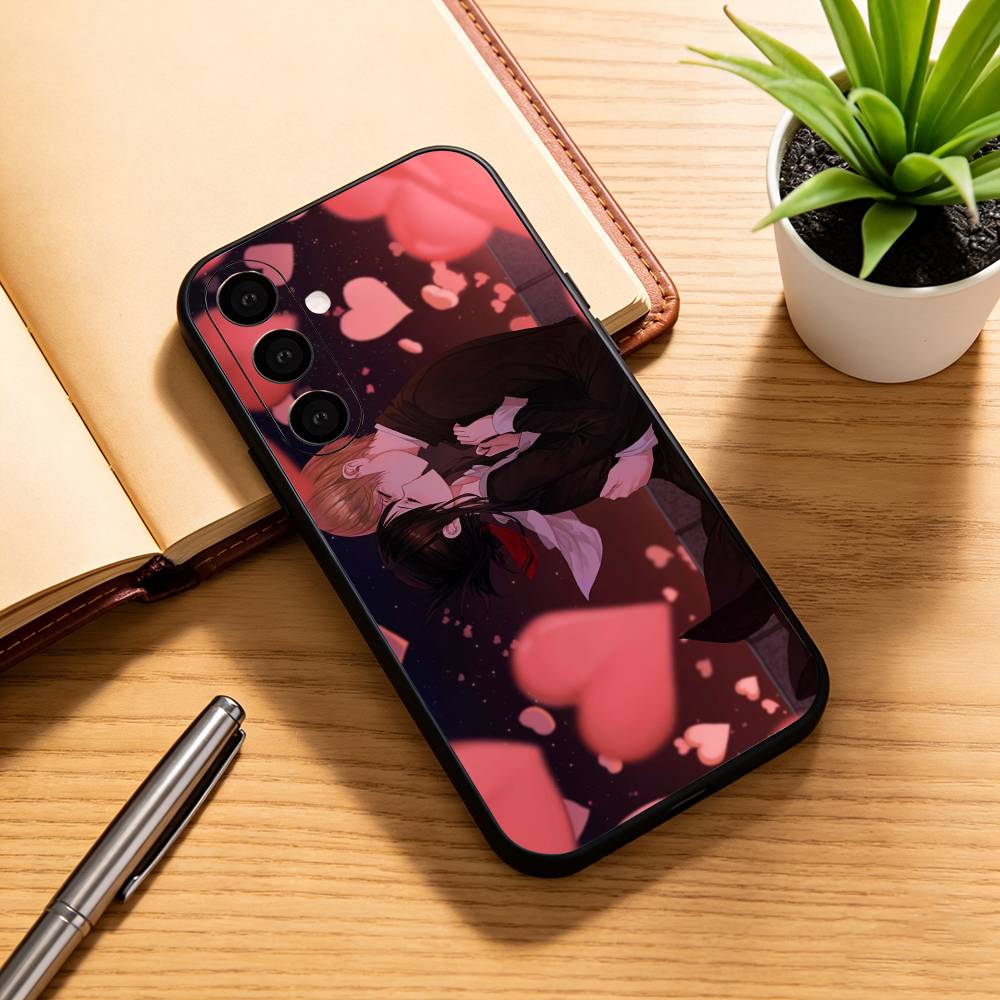 Чехол для телефона Love is War K-Kaguya для Samsung Galaxy A73, A72, A71, A70, A53, A52, A51, Мягкий силиконовый черный чехол
