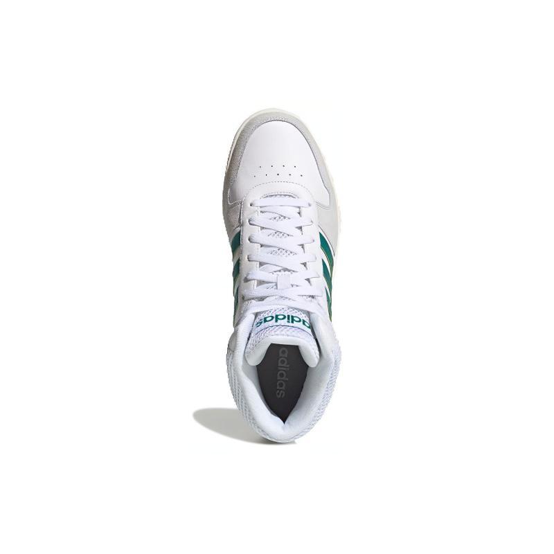 adidas Кроссовки Hoops 2.0 Mid 'Бело-зеленые' EE7385