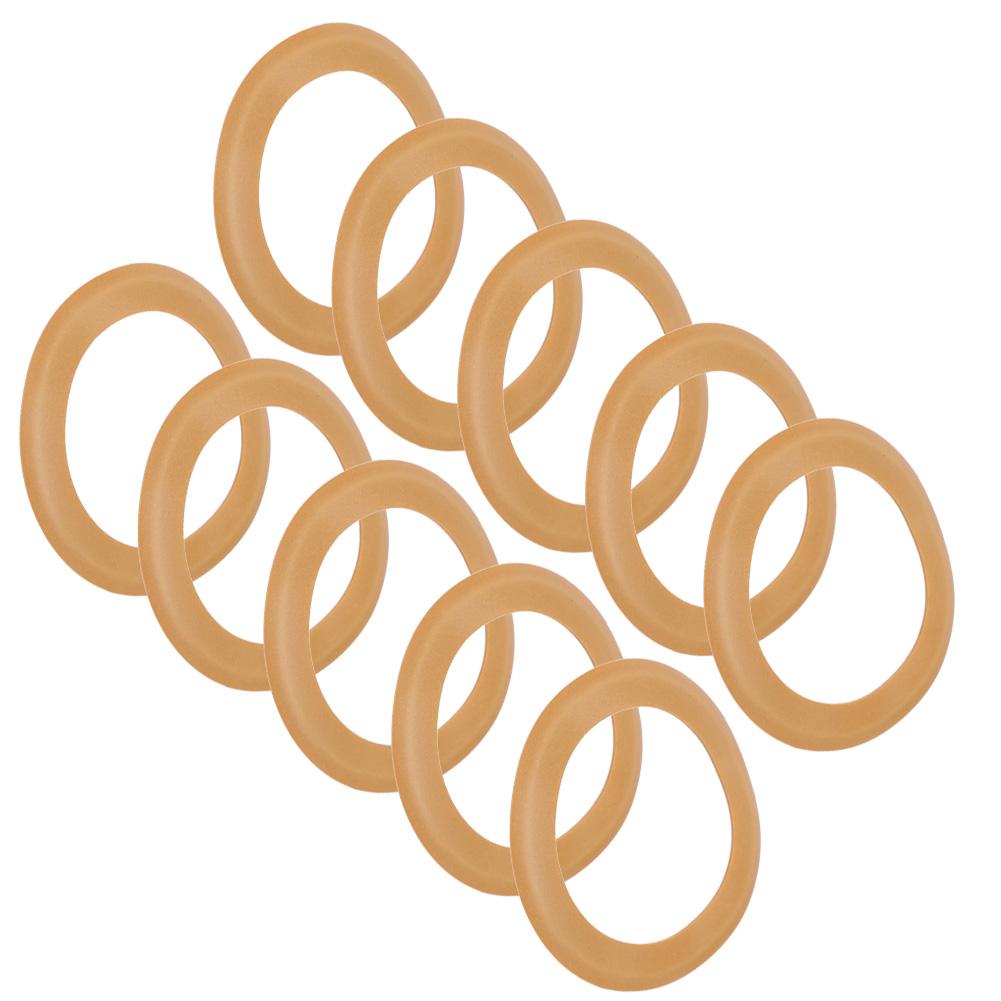 10PCs Rubber Piston Ring Insulated Pump Accessories for 550w Oil‑Free Silent Air Compressor