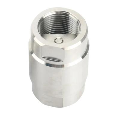Высокое давление 1/8" 1/4" 3/8" 1/2" 3/4" 1" BSP Резьба внутренняя Нержавеющая сталь 304 316 Обратный клапан Односторонний Клапан обратного хода Пар Вода Масло