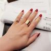 Korean Fashion Jewelry: Master's Sun Open Knuckle Rings Set – Three-Piece for Women