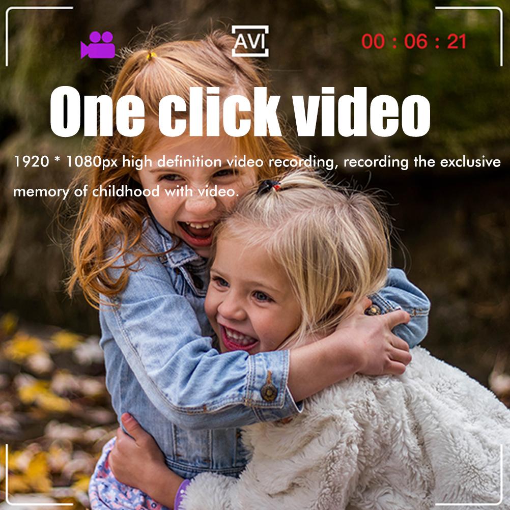 X22 Детская цифровая камера HD с двумя объективами, фото- и видеорегистратор, подарок для детей, игрушка