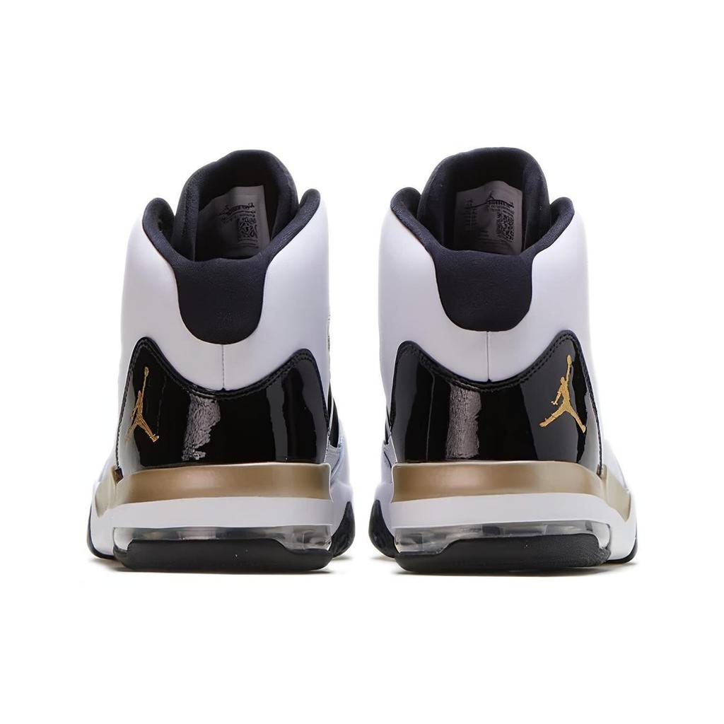 Jordan Max Aura White Metallic Gold Black AQ9084-107