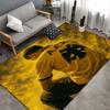 AEK FC Shield Red Background Area Rug, Non Slip Floor Mat, Football Club Print Carpet for Home Decor