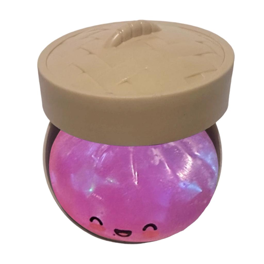 8,5 см Игрушка-антистресс Паровая булочка Squishy с мягкой силиконовой крышкой Медленно восстанавливающая форму Игрушка для снятия стресса для детей и взрослых Сенсорная игра
