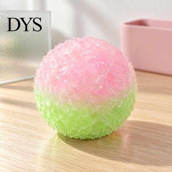 Стресс-мяч Сенсорная игрушка 1/2 шт. Хрустящая игрушка, Формируемая текстурированная Фиджет Инструменты для расслабления Двухцветная Имитация восковой ягоды Сжимаемая для помощи в концентрации и