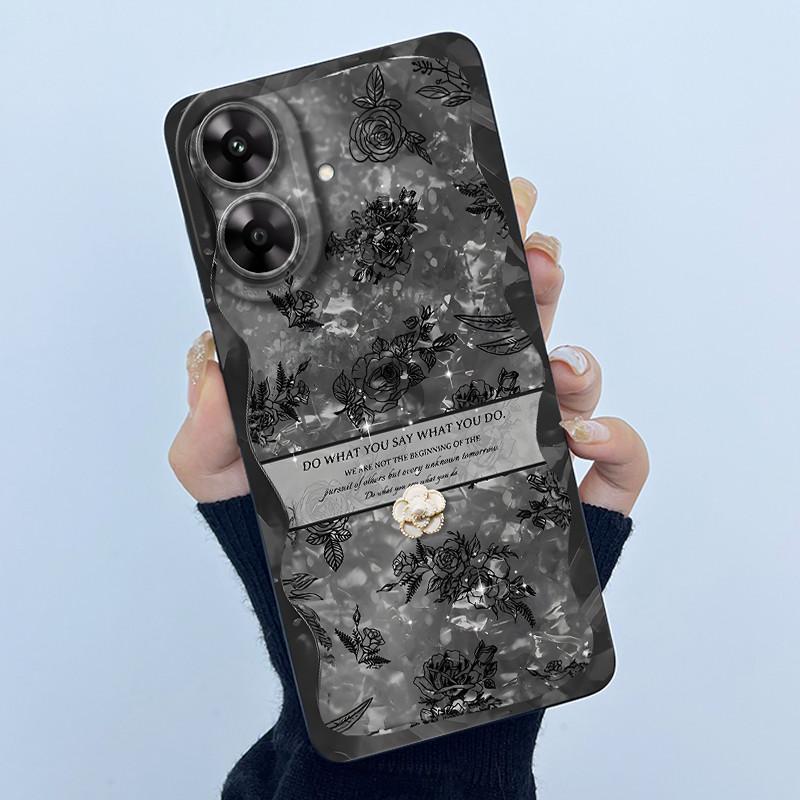 Чехол для телефона Realme Note 60 60X Narzo N61 Задняя крышка Матовый корпус Новый дизайн Мягкий силикон Funda для Realme Note60 RMX3933 Чехол
